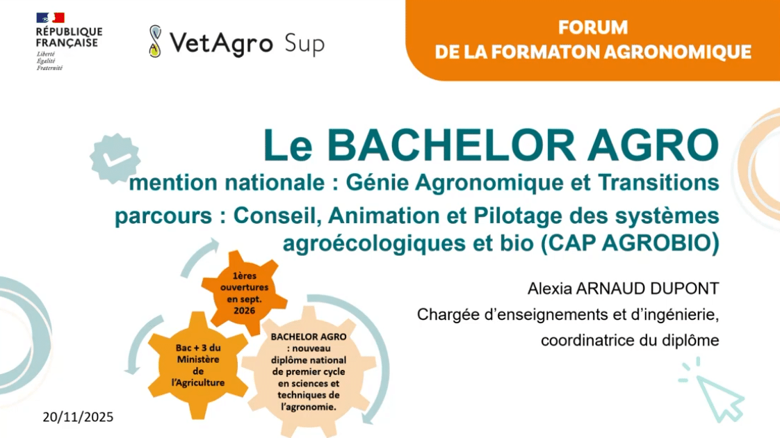 S'informer sur le Bachelor Agro CAP AGROBIO sans vous déplacer !
